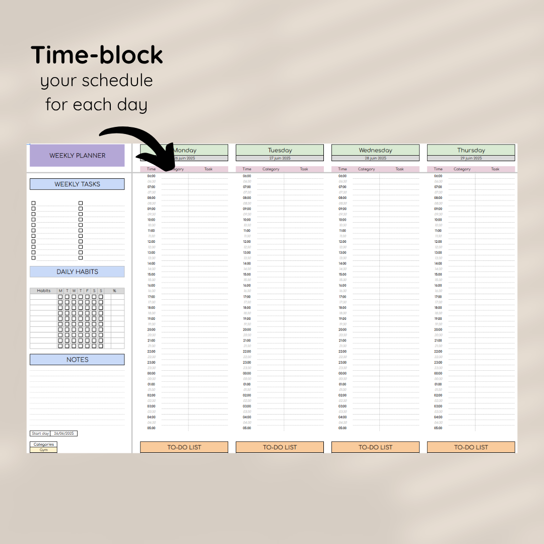 Planner Page 1